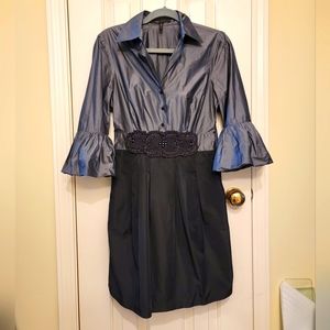 BCBGMAXAZRIA dress sz 8 shirt dress style with bubble skirt